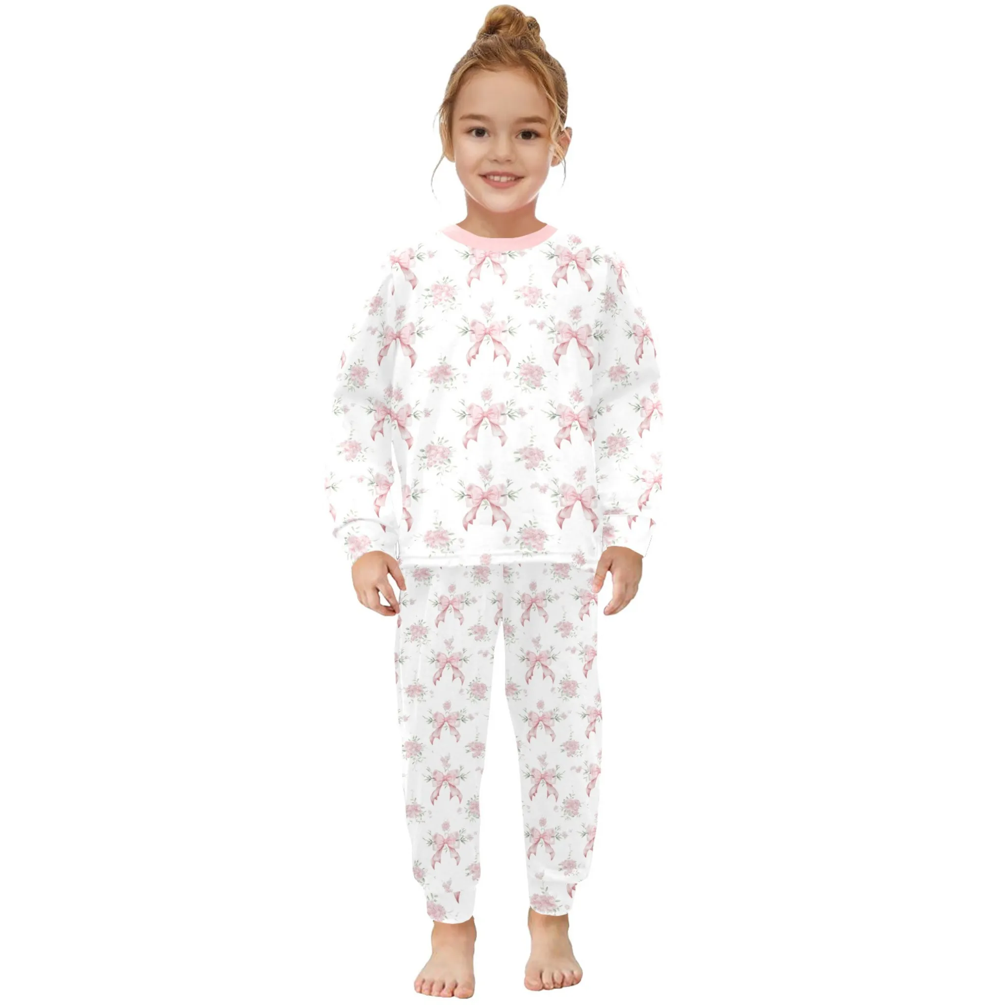 Bella Pink | Pajama Set for Girls  | Cozy & Comfortable Sleepwear for Kids