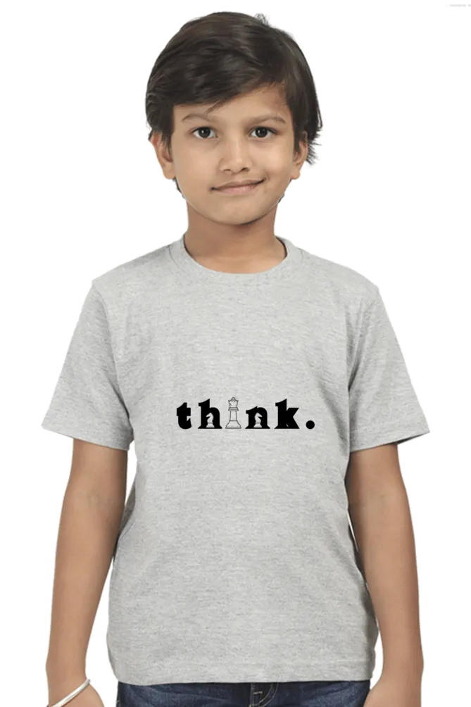 Boys Round Neck Half Sleeve Classic – Chess Think Design